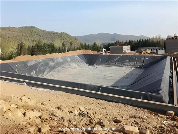 Biogas digester impermeable geomembrane HDPE liner in Mexico