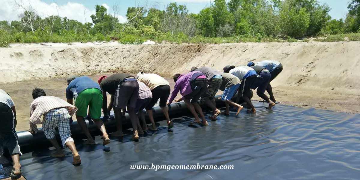 Large Pond Liners for Fish Pond in Ecuador