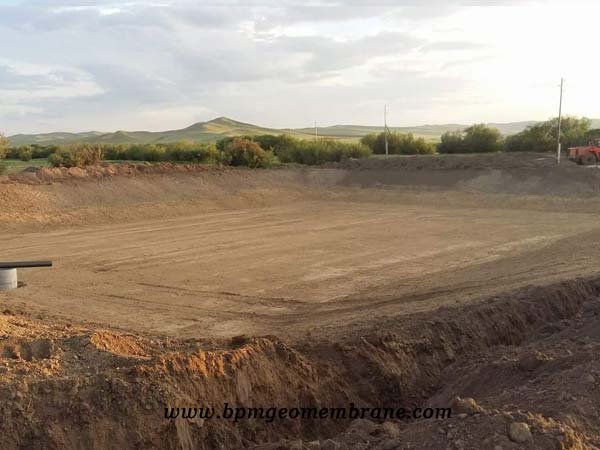 Reservoir Liner for Agriculture project in Mongolia
