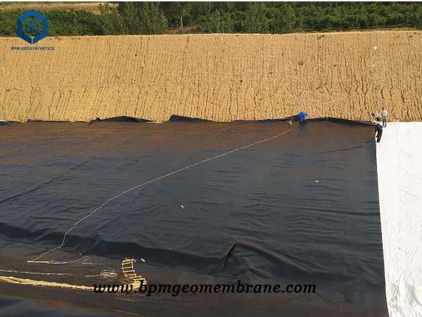 Textured Geomembrane for Sewage Treatment Pool