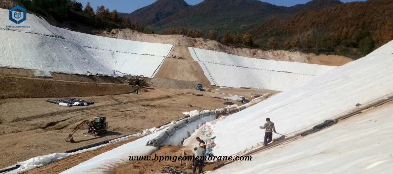 High Density Pond Liner for Dam Construction Project