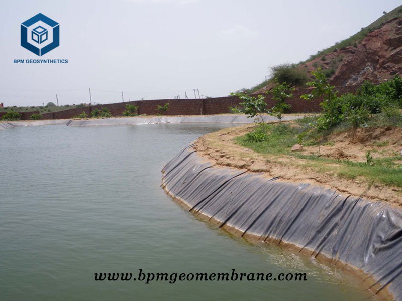 Black High Density Polyethylene Pond Liner for Fish Farm