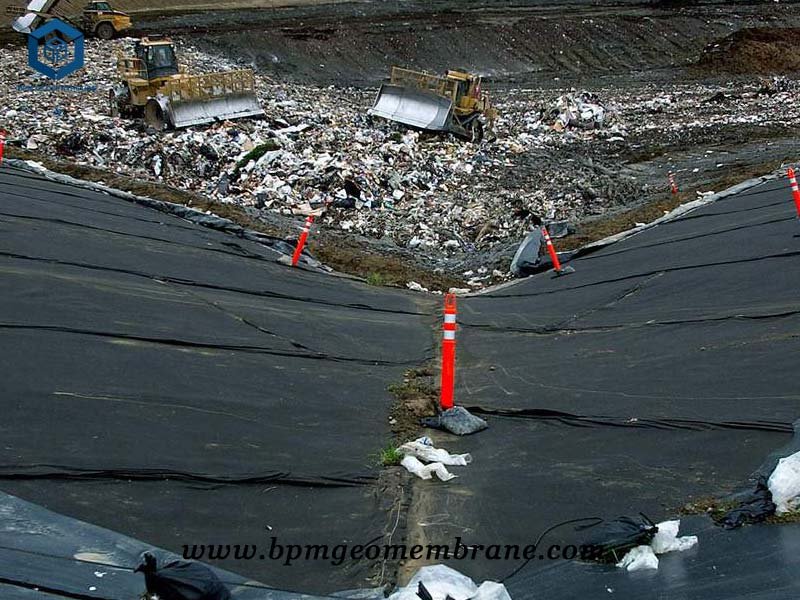 Textured HDPE Sheet for Landfill Project in Russia