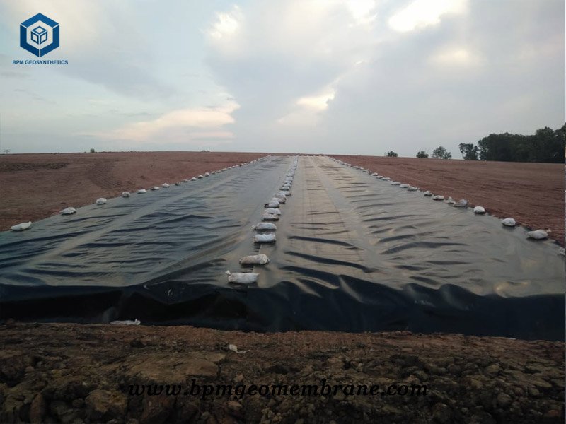 HDPE Membrane Liner for Coal Ash Collection in Indonesia