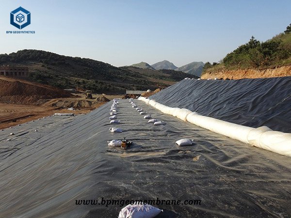 HDPE Geomembrana liner for Landfill project in El Salvador