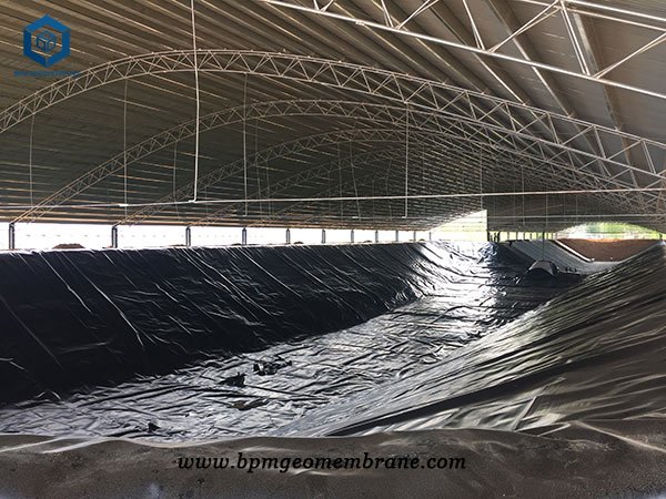 HDPE Pond Liner Underlay for Starch Tail Sedimentation Tank in Shandong