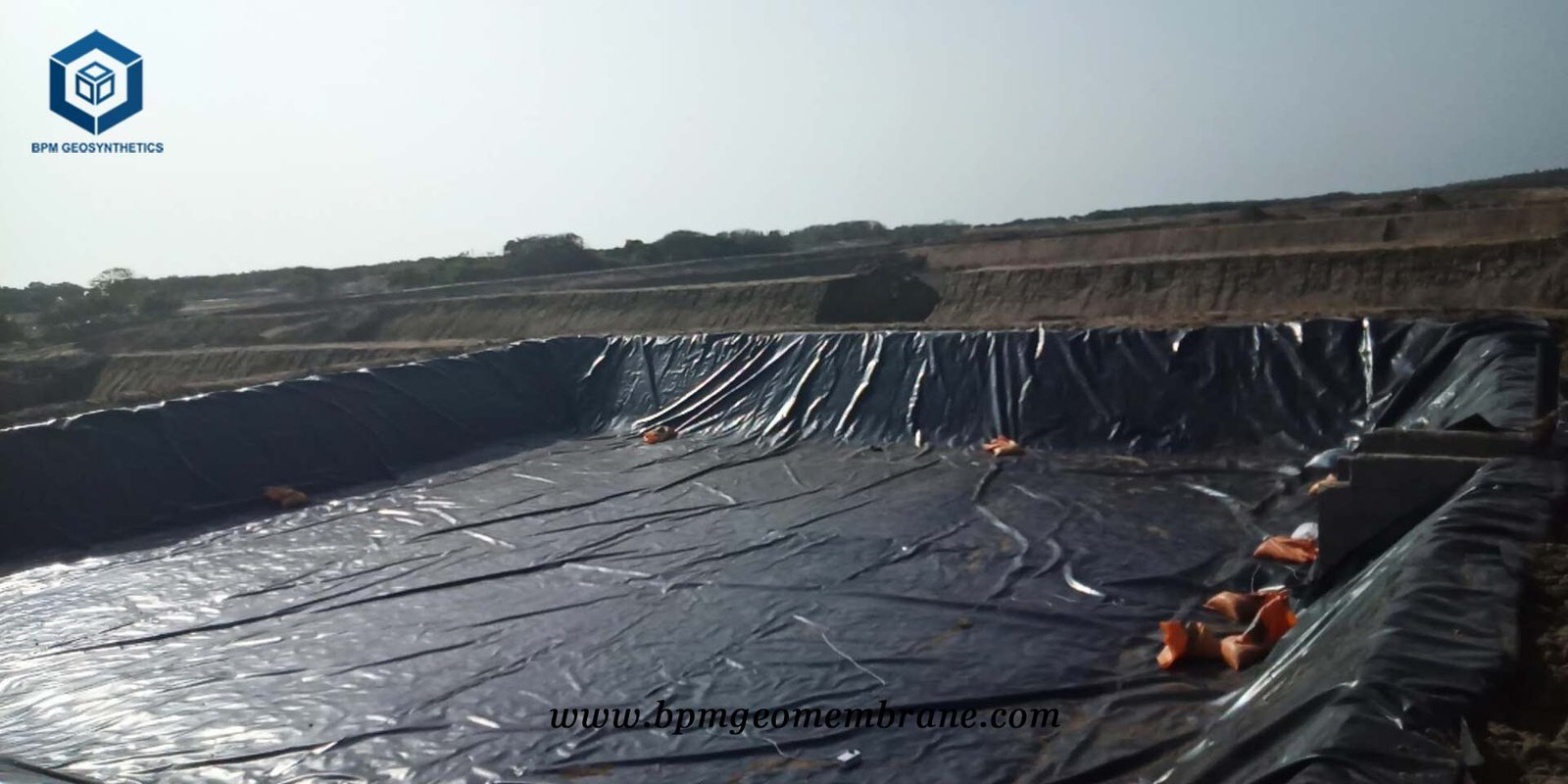 60 mil HDPE Liner for Fish Pond Projects in Colombia