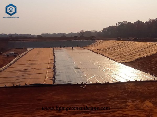 Smooth and Textured Géomembrane for Tailings Project DRC