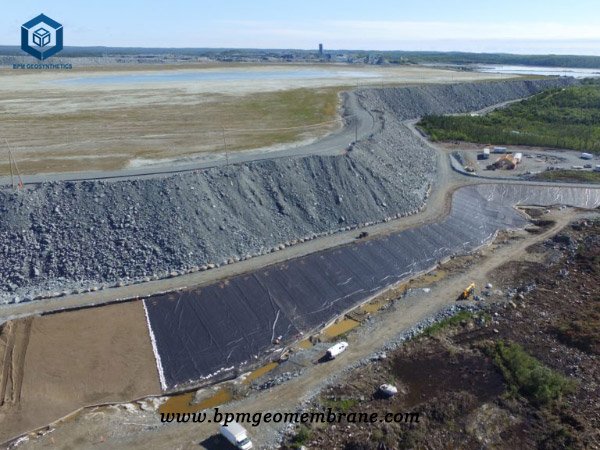 HDPE Textured Geomembrane for Mining Project in Peru