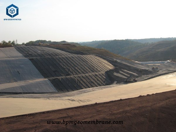Textured HDPE Geomembrane Liner for Mining Project in Peru