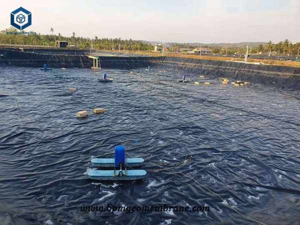 1mm Pond Liner for Shrimp Ponds in Indonesia