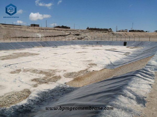 HDPE Clay Pond Liner for Fish Pond Project in Indonesia
