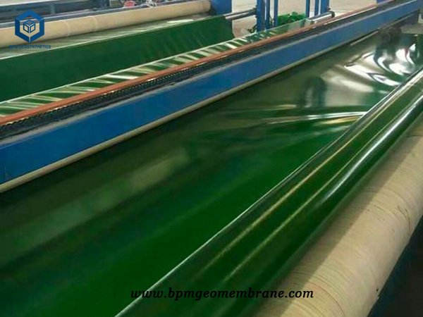 Green Pond Liner for Garden Pond Project in Canada
