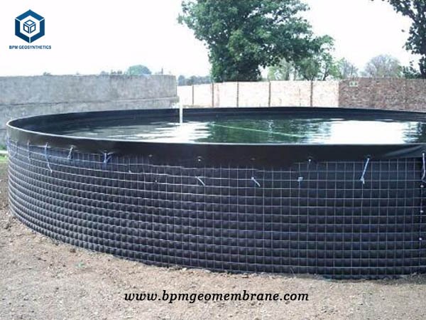 HDPE Lining Water Tank for Fish Farm Project in Pakistan