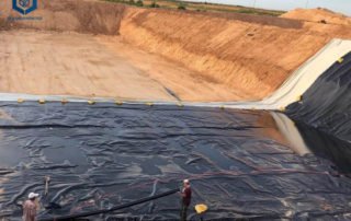 Geomembrana HDPE 40 Mils for Landfill Project in South Africa