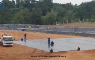 HDPE Geomembrane Liner for Oil Pit in Myanmar