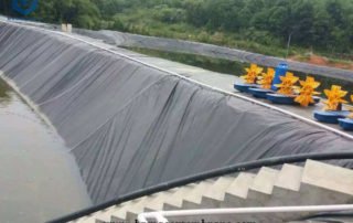 Plastic Fish Pond Liner for Aquaculture Project in Korea