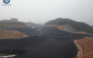 HDPE Geomembrane Pondliner for Tailings Treatment Project in Peru