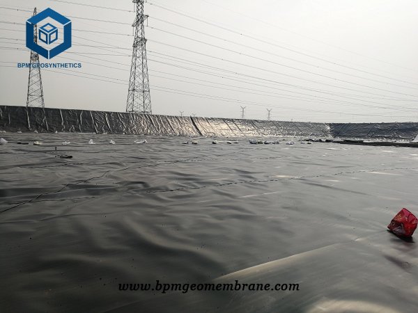High Density Polyethylene Membrane for Oxidation Pond Project
