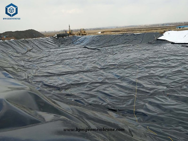 Smooth Membrane HDPE Liner for Aquaculture Farm in Vietnam