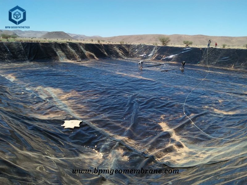 Impermeable Pond Liner for Shrimp Pond Project in Indonesia