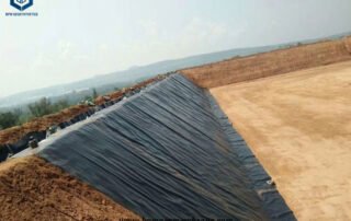 PVC Liner Roll for Irrigation reservoir in Indonesia