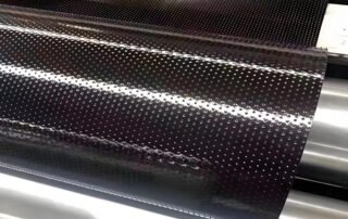 Black Textured Geomembrane Production