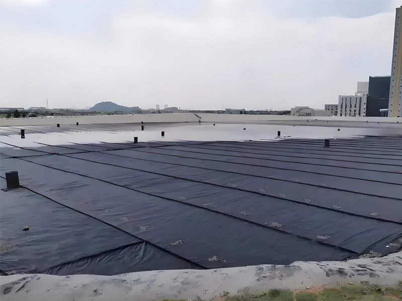 1500 Micron Dam Liner HDPE Geomembrane for Landfill Project