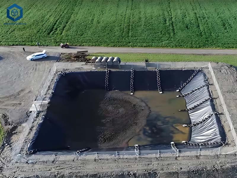 Geomembrane Plastic Pond Liner for Dam Project