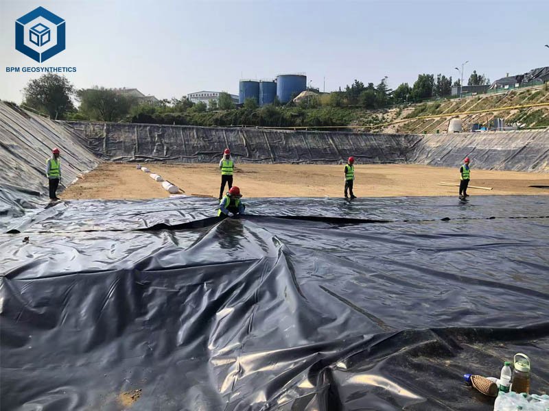 Geomembrana HDPE 40 mils for Dam Leakage Repair
