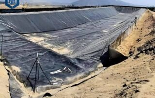 HDPE Geomembrane Canal Liner for Solid Waste Containment