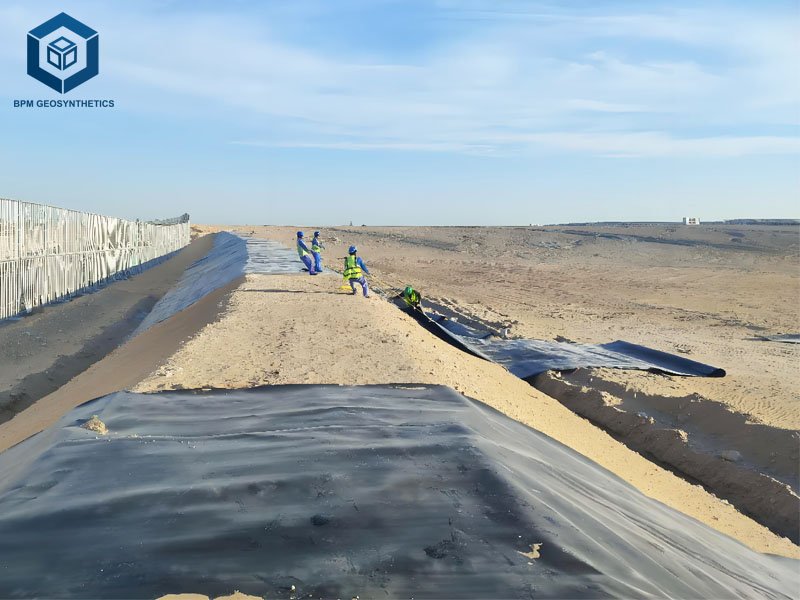HDPE Geomembrane High Density Pond Liner for Slope Protection