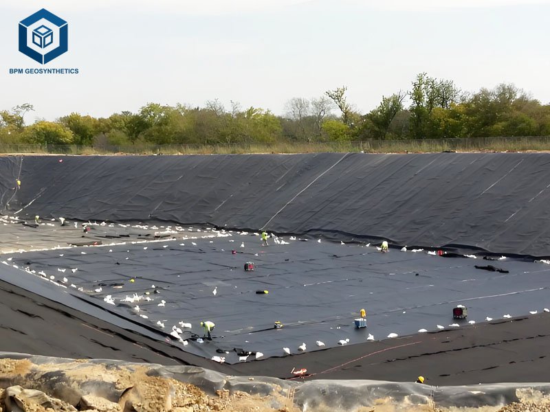 High Density Pond Liner for Mining Tailings