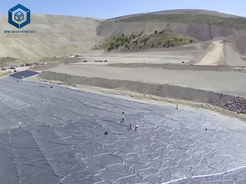 40 mil LLDPE Liner for Landfill Pond