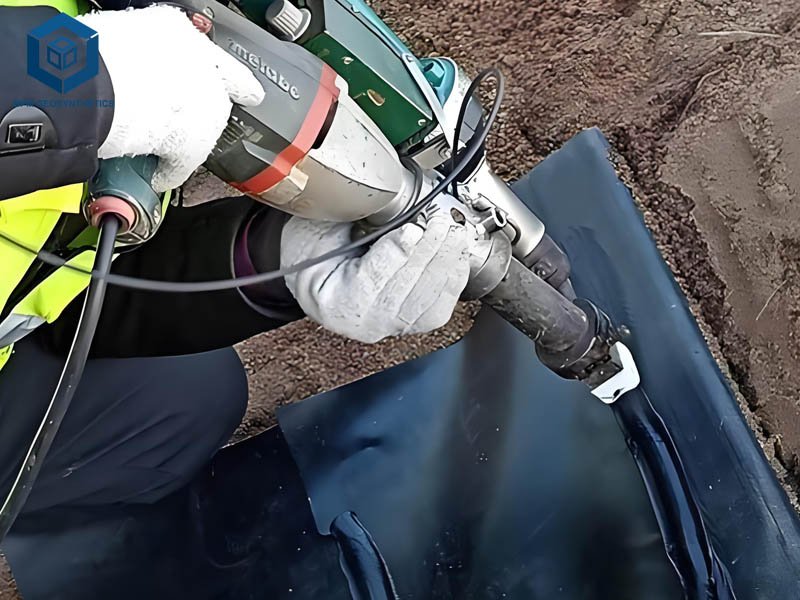 Hot Wedge HDPE Geomembrane Welder for Mining Hot Wedge HDPE Geomembrane Welder for Mining