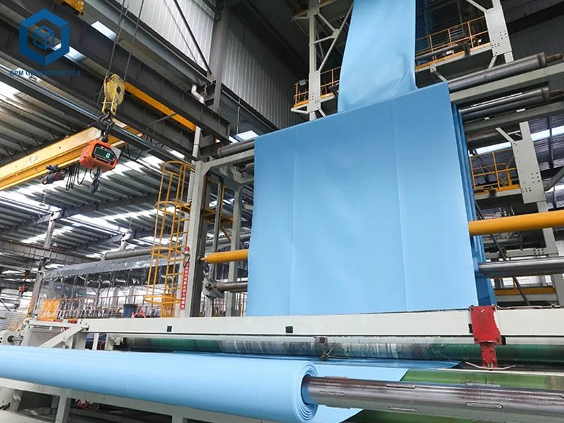 BPM Manufacturing of Blue Geomembrane Liner