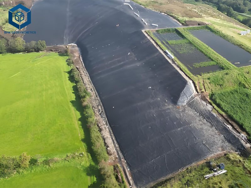 Impermeable LLDPE Geomembrane Liner for Waste Containment