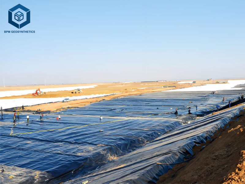 HDPE Smooth Geomembrane for Stormwater Management