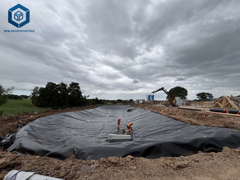 Geomembrane HDPE Dam Liners 1mm for Irrigation Ponds